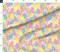 Various Fabrics by the Yard or Fat Quarter Easter Eggs Bunny Ears Colorful Spring Holiday Rabbit Pastel Chick Animal Watercolor Custom Printed Fabric by Spoonflower
